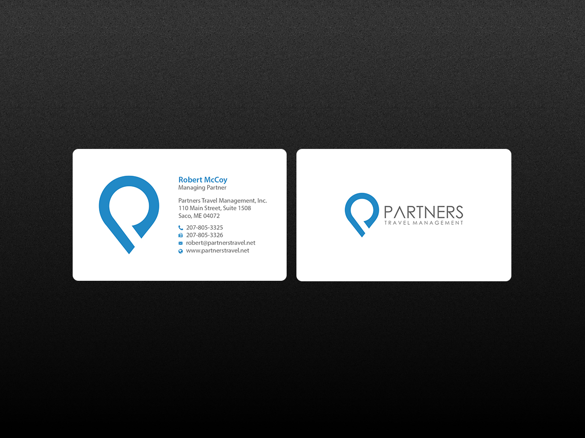 Diseño de Tarjeta de Presentación por Creations Box 2015 para Partners Travel Management | Diseño #10867708