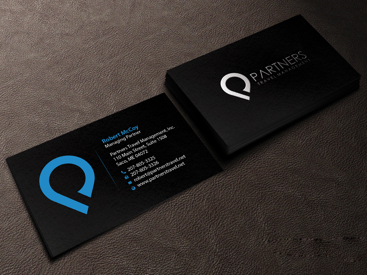 Diseño de Tarjeta de Presentación por Creations Box 2015 para Partners Travel Management | Diseño #10867710