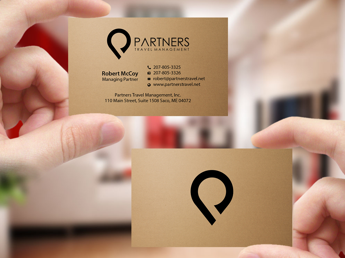 Diseño de Tarjeta de Presentación por Creations Box 2015 para Partners Travel Management | Diseño #10867711