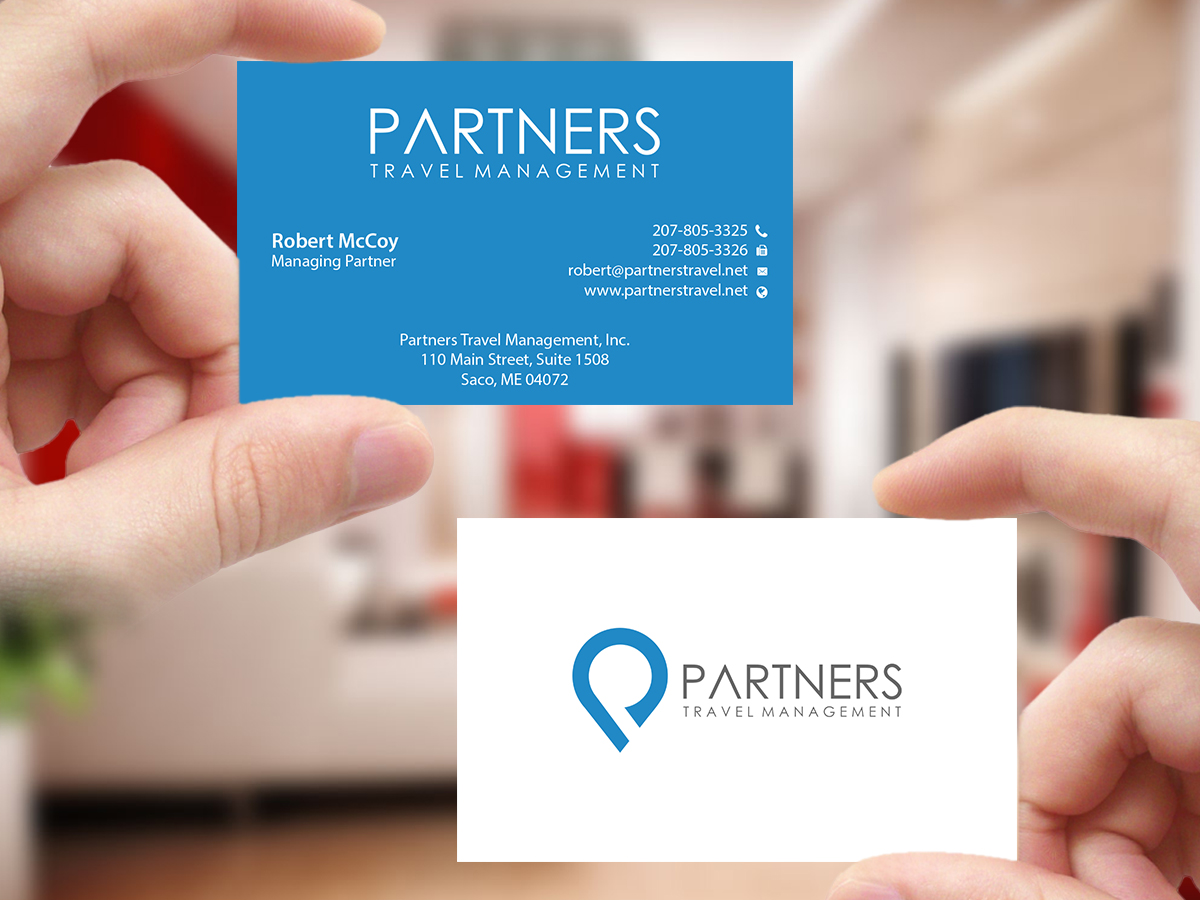 Diseño de Tarjeta de Presentación por Creations Box 2015 para Partners Travel Management | Diseño #10867715