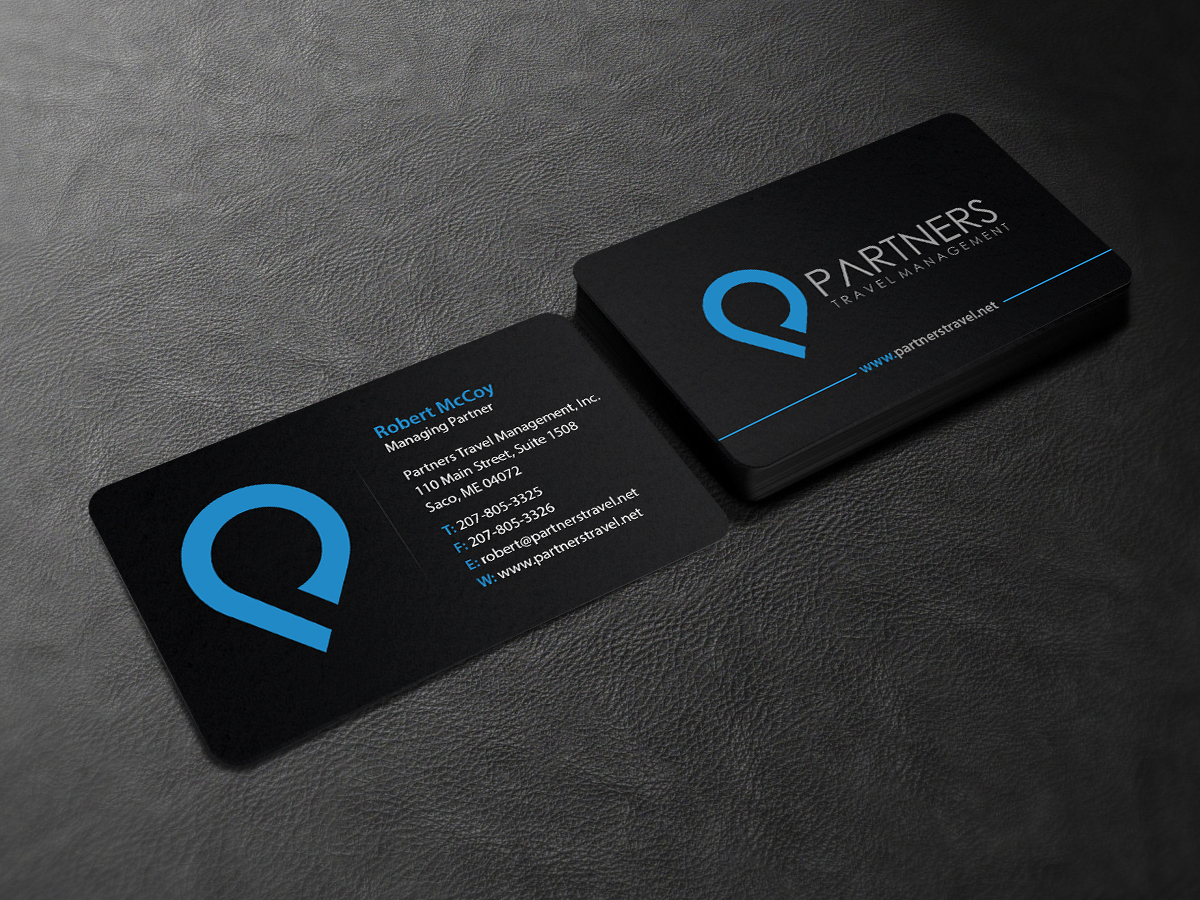 Diseño de Tarjeta de Presentación por Creations Box 2015 para Partners Travel Management | Diseño #10867720