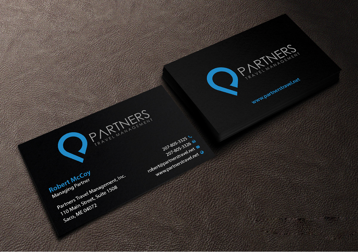 Diseño de Tarjeta de Presentación por Creations Box 2015 para Partners Travel Management | Diseño #10867721