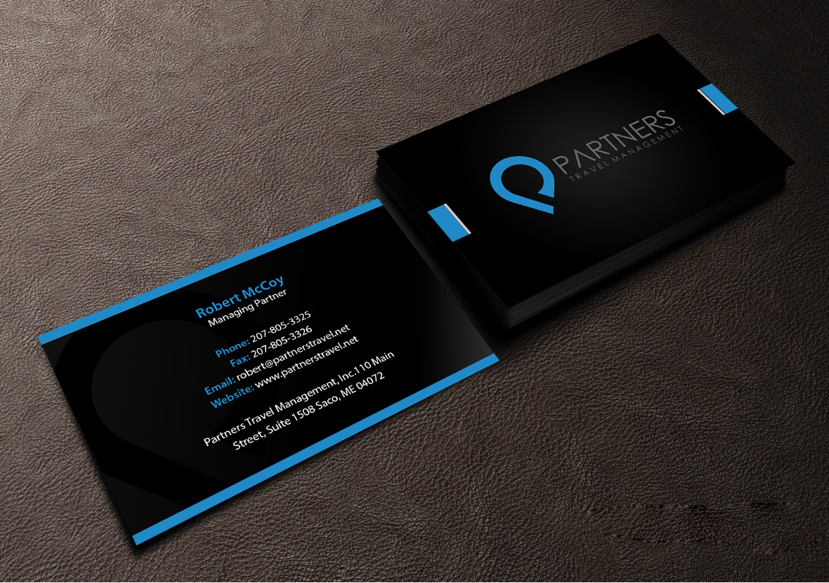 Diseño de Tarjeta de Presentación por Creations Box 2015 para Partners Travel Management | Diseño #10867722