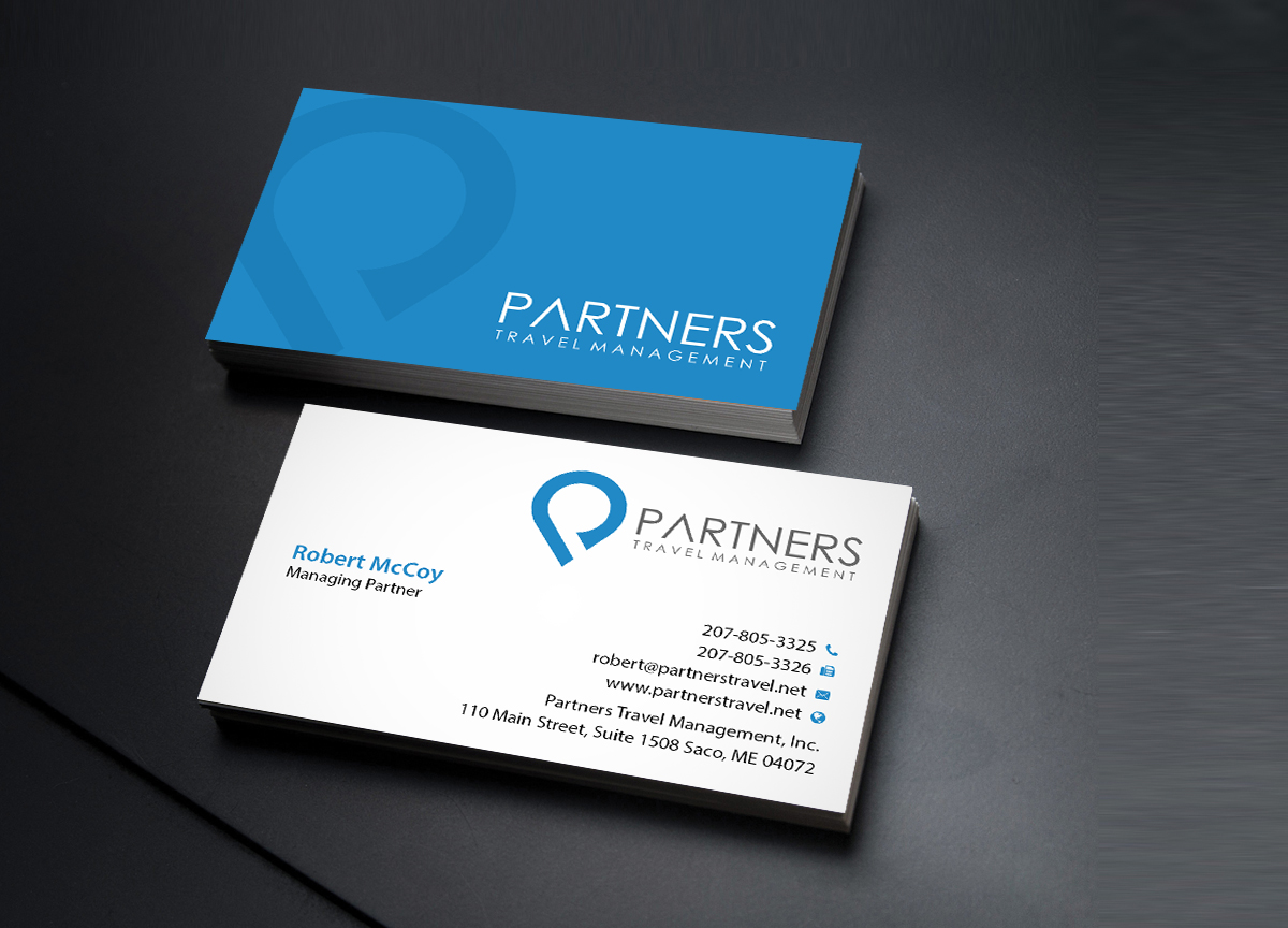Visitenkarten-Design von Creations Box 2015 für Partners Travel Management | Design #10867723