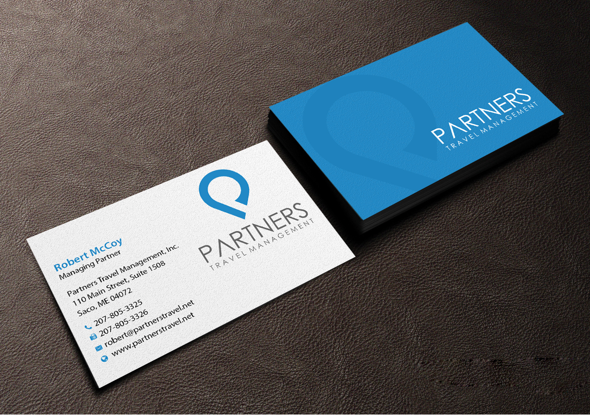 Diseño de Tarjeta de Presentación por Creations Box 2015 para Partners Travel Management | Diseño #10867731