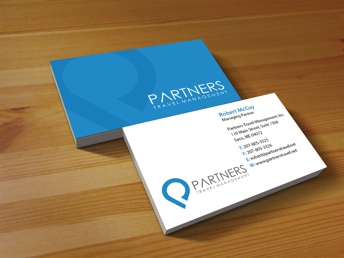 Visitenkarten-Design von Creations Box 2015 für Partners Travel Management | Design #10867738