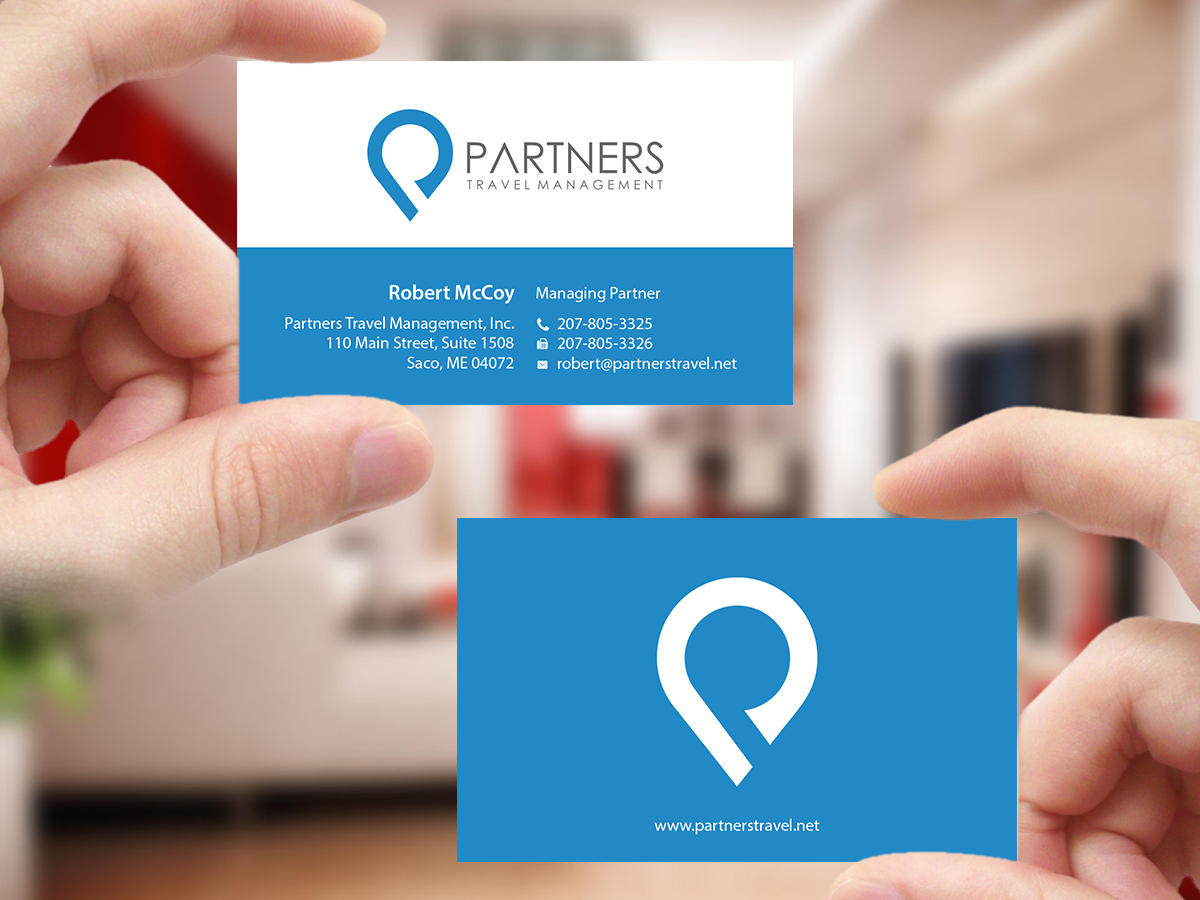Diseño de Tarjeta de Presentación por Creations Box 2015 para Partners Travel Management | Diseño #10898081