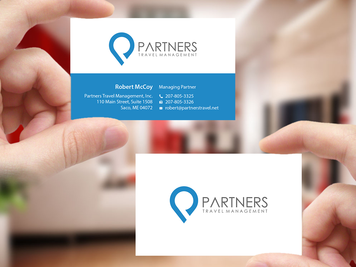 Visitenkarten-Design von Creations Box 2015 für Partners Travel Management | Design #10898082