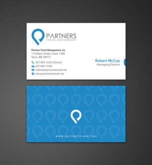 Business Card Design by chandrayaan.creative for Partners Travel Management | Design: #10860514