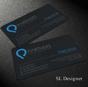 Diseño de Tarjeta de Presentación por SL Designer para Partners Travel Management | Diseño: #10858284