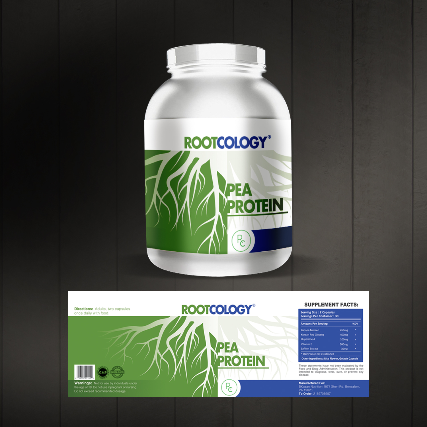 Label Design by Kreative Fingers for Integrative Alliance/Nicole Willis | Design #10854622