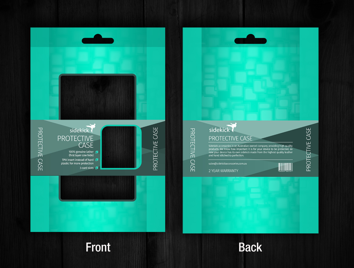 Diseño de Empaque por rug para Sidekick Accessories | Diseño #10917282