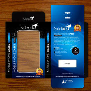 Diseño de Empaque por Souvik Roy (Alex Pro) para Sidekick Accessories | Diseño: #10906022