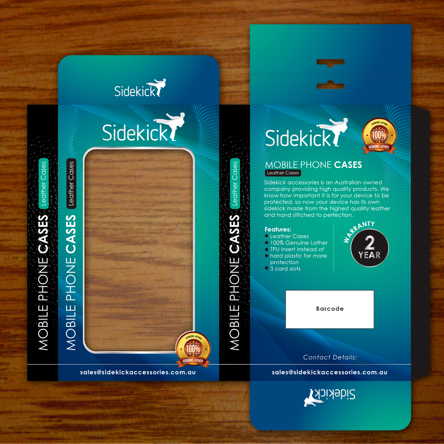 Diseño de Empaque por Souvik Roy (Alex Pro) para Sidekick Accessories | Diseño #10906025