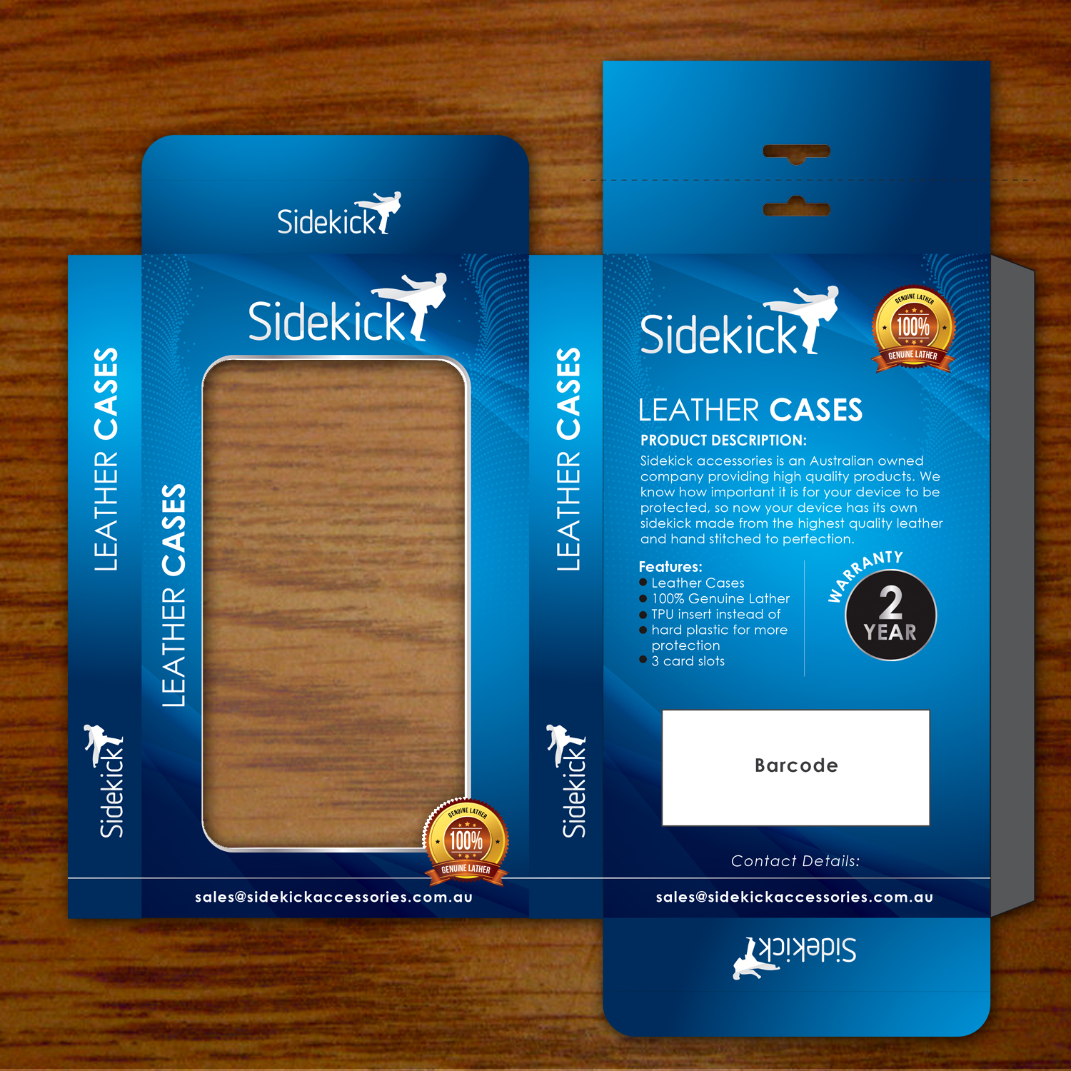 Diseño de Empaque por Souvik Roy (Alex Pro) para Sidekick Accessories | Diseño #10917369