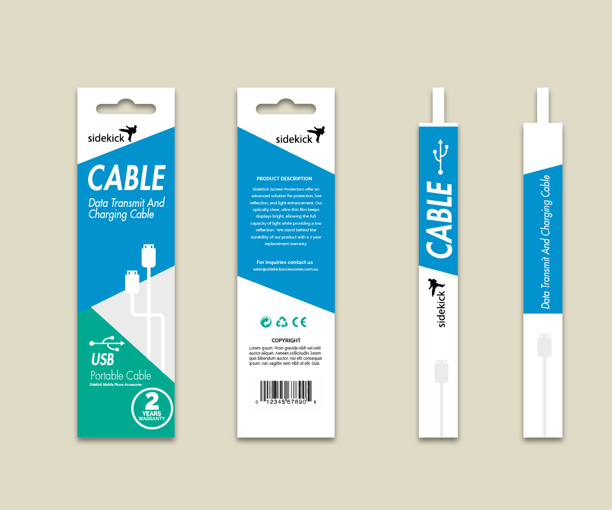 Packaging Design by sirukeje for Sidekick Accessories | Design #10948229