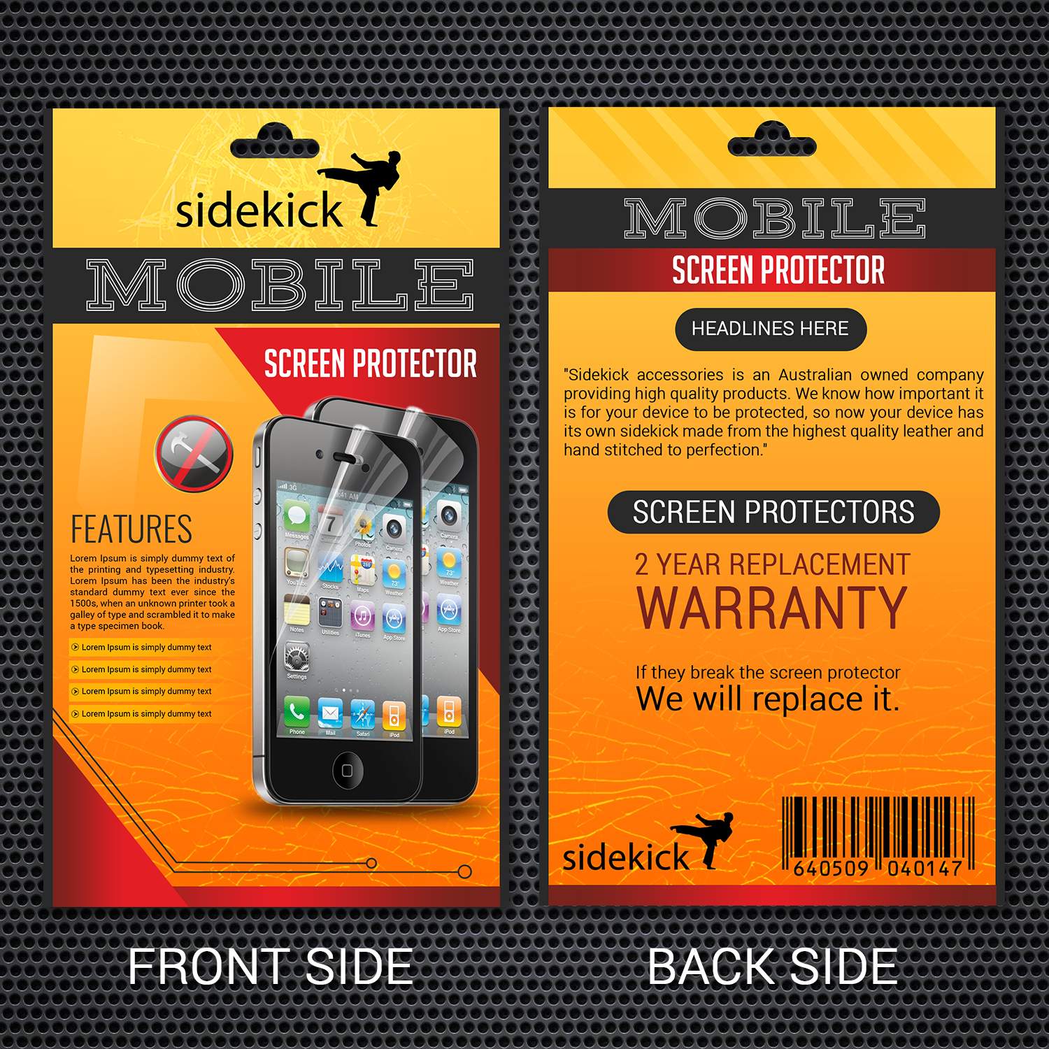 Design Emballage par SAI DESIGNS pour Sidekick Accessories | Design #10886387