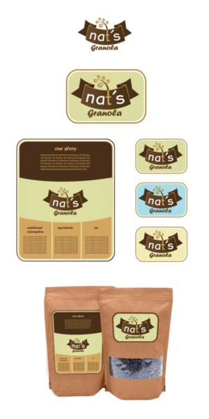 Nat's | Etikett-Design von kavish