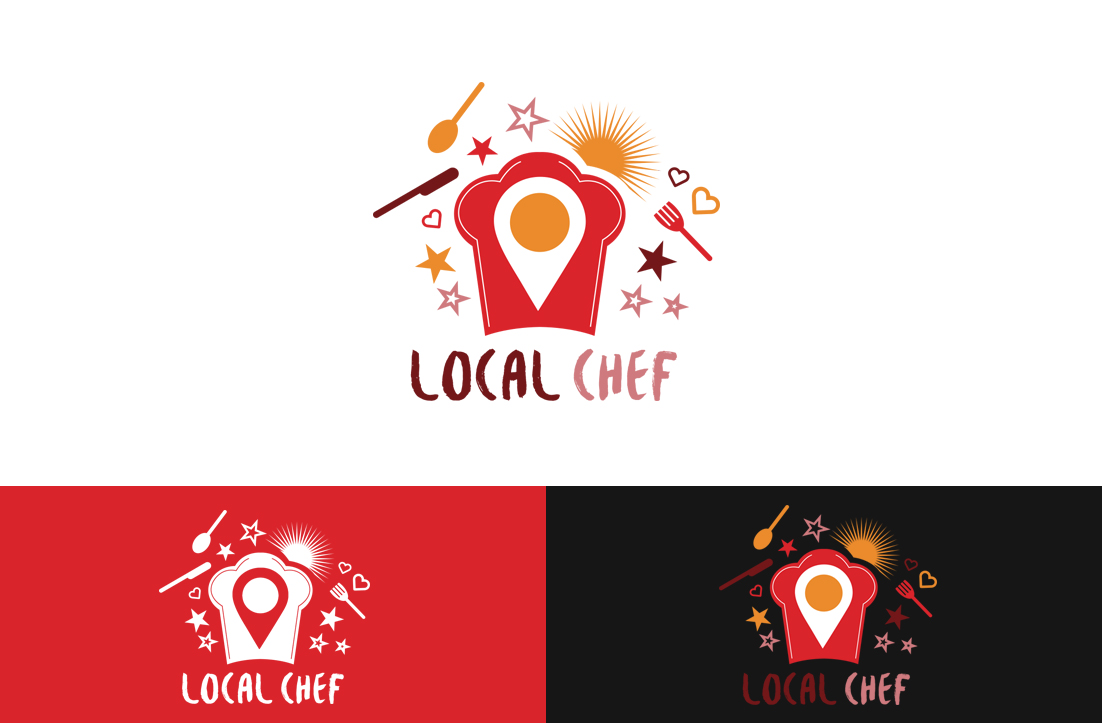 Logo Design by GLDesigns for LOCAL CHEF  | Design #10948287