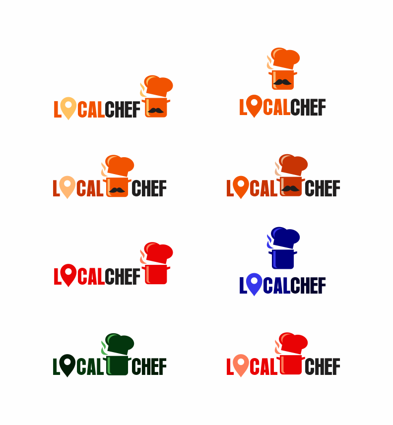 Logo Design by pa2pat for LOCAL CHEF  | Design #10966589