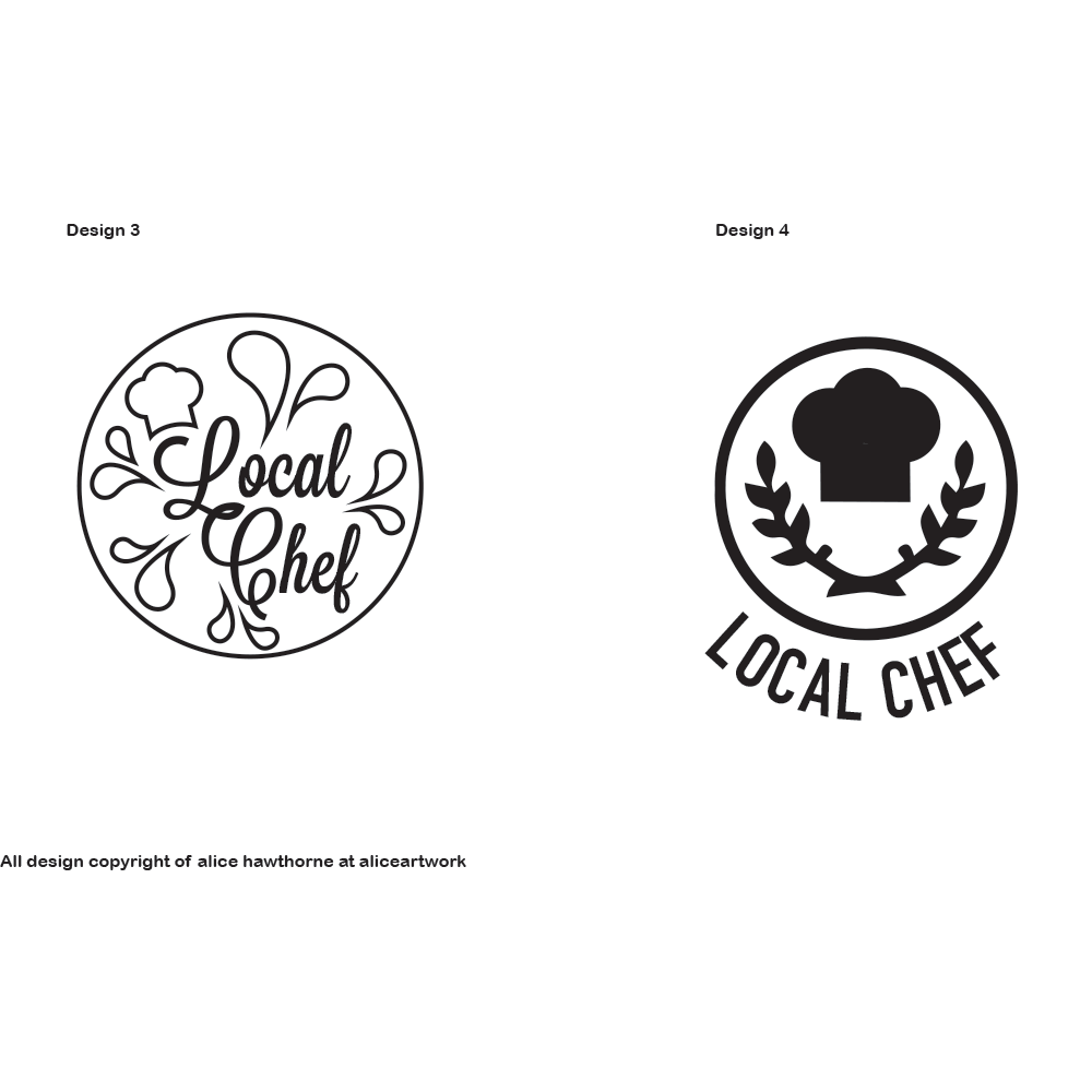 Logo Design by alice artwork for LOCAL CHEF  | Design #10917047