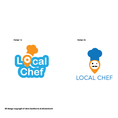 Logo Design by alice artwork for LOCAL CHEF  | Design #10940409