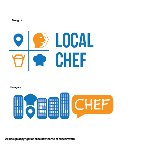 Logo Design by alice artwork for LOCAL CHEF  | Design #10952327