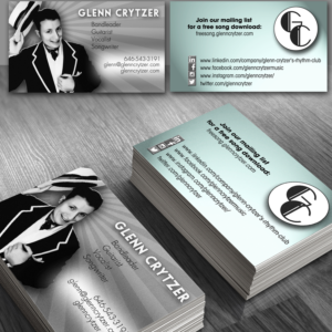 Business Card Design for Vintage Jazz | Visitenkarten-Design von Wally_F