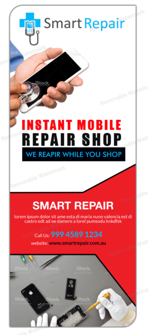 fast repair new sticker kiosk rap design  | Sticker Design by Expert Designer