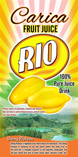 Packaging Design for Fruit Juice Product | Design Emballage par NILDesigns
