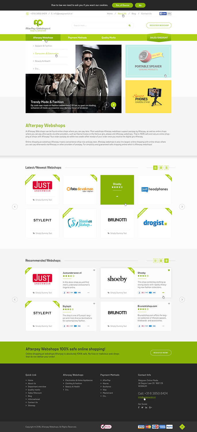 Web Design by Ved Web Services for Walgreen ICT Diensten | Design #11341513