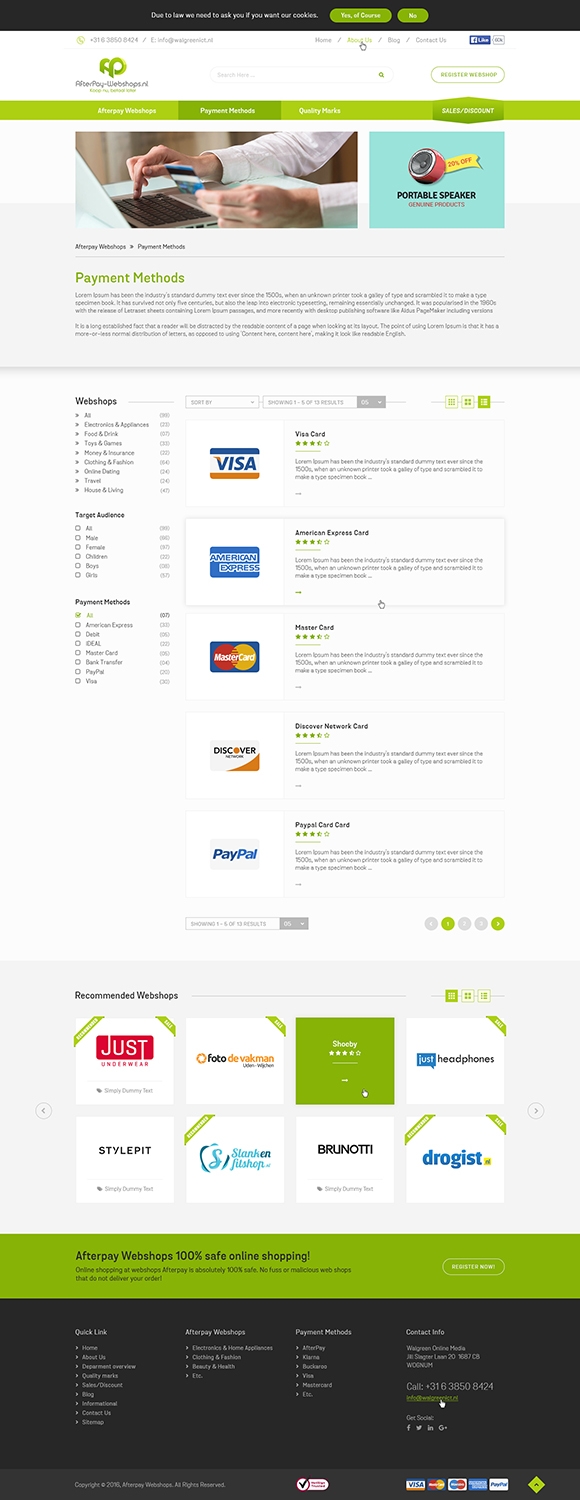 Diseño Web por Ved Web Services para Walgreen ICT Diensten | Diseño #11366213