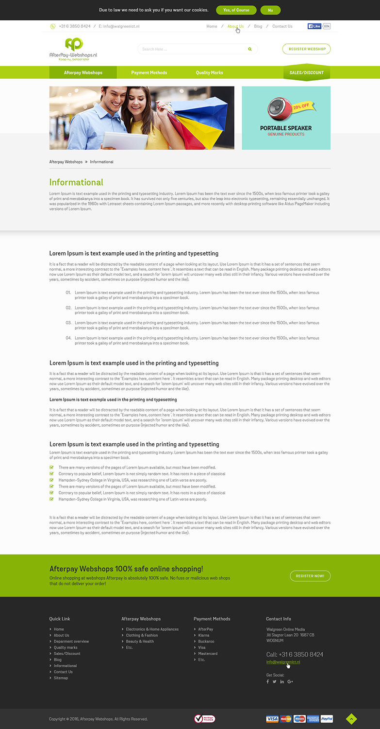Web Design by Ved Web Services for Walgreen ICT Diensten | Design #11374703