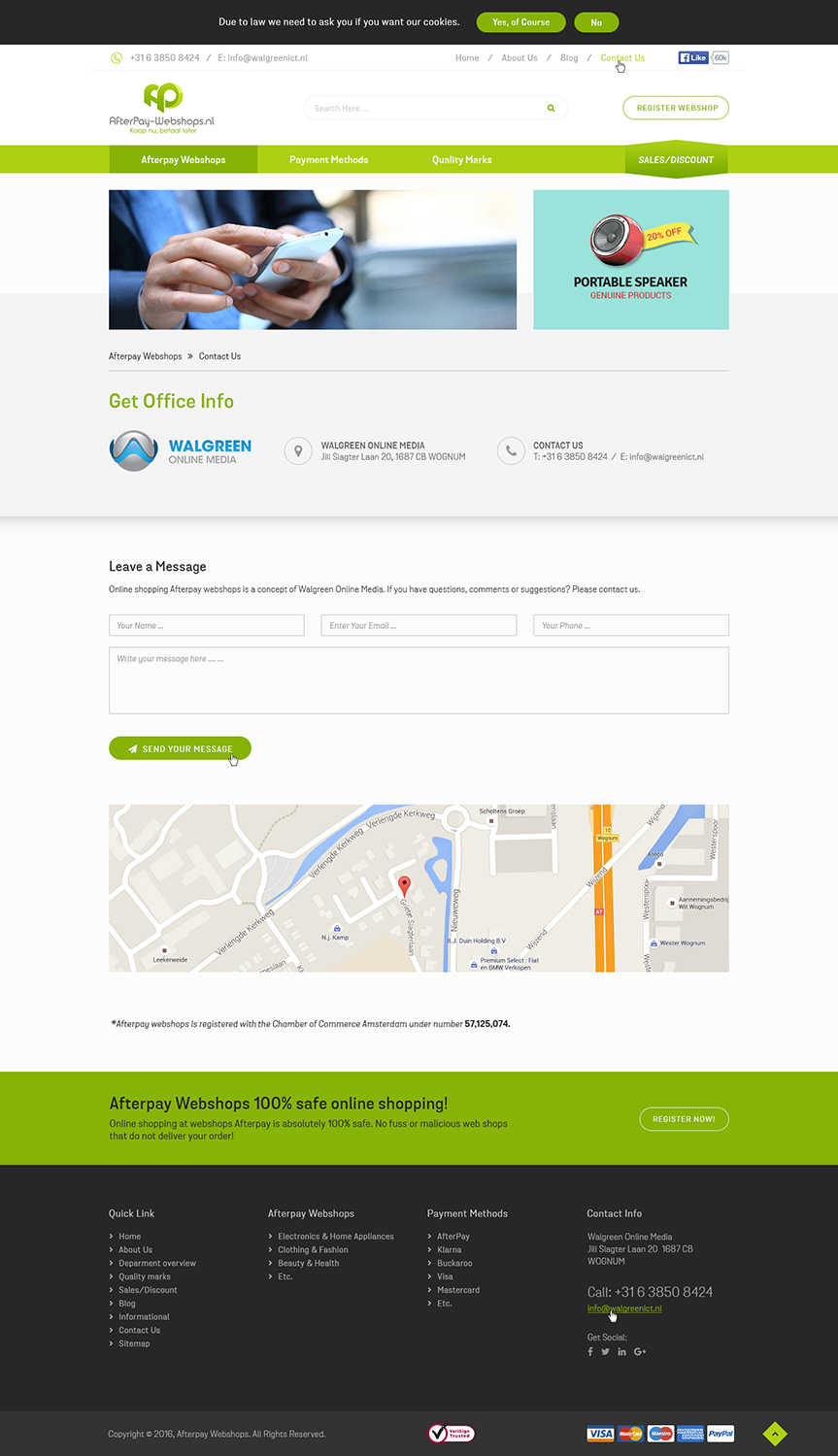 Web Design by Ved Web Services for Walgreen ICT Diensten | Design #11374706