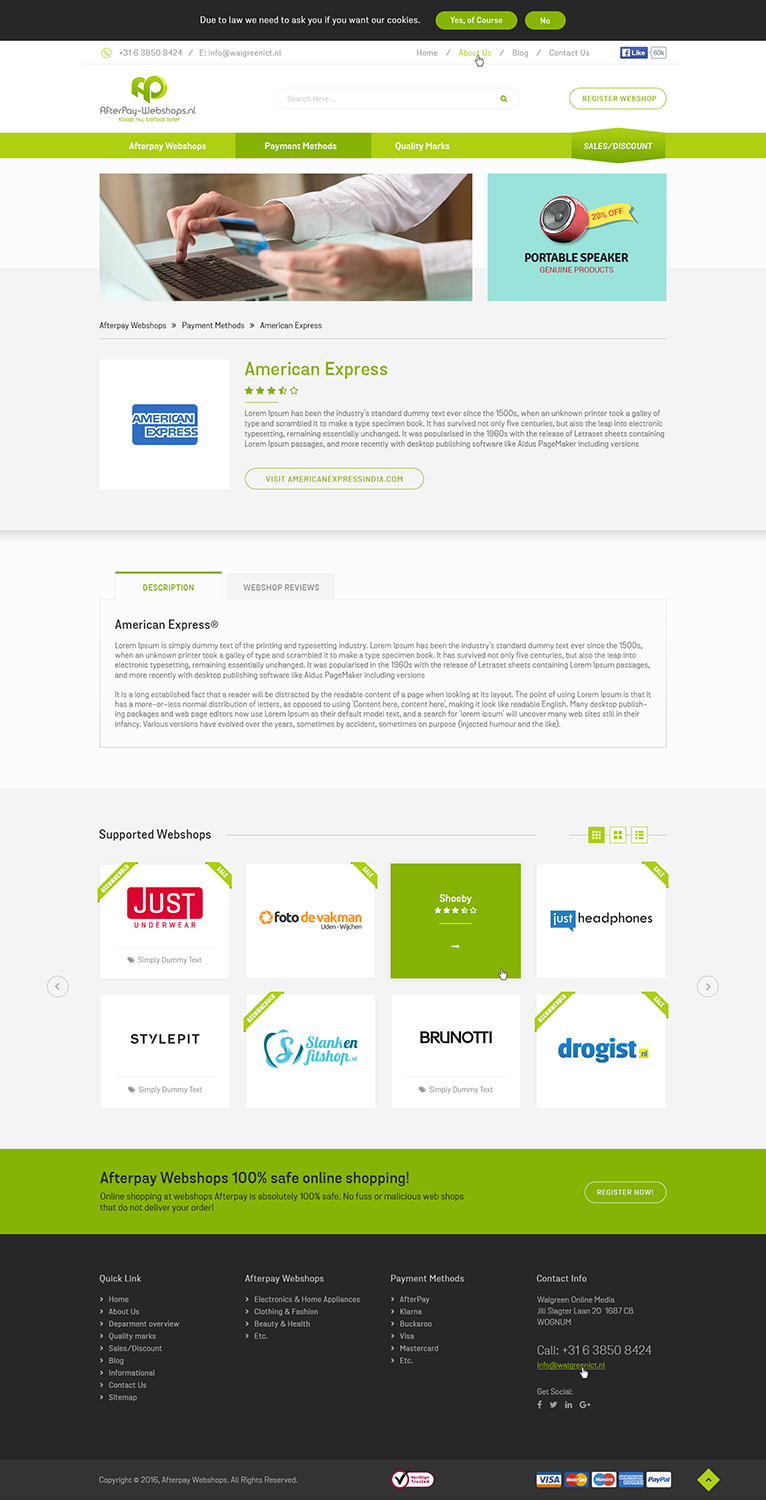 Diseño Web por Ved Web Services para Walgreen ICT Diensten | Diseño #11374720