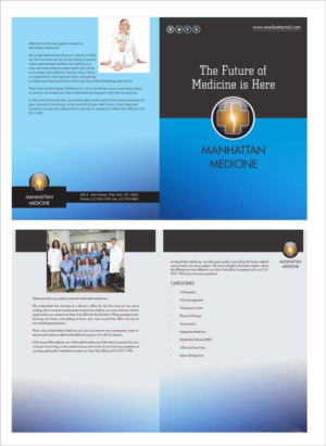 Brochure Design by yadavsushil for Manhattan Medicine | Design #11107968