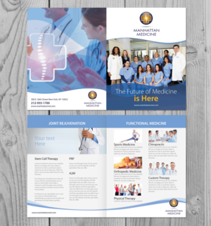 Broschüren-Design von Victor_pro für Manhattan Medicine | Design: #10939300