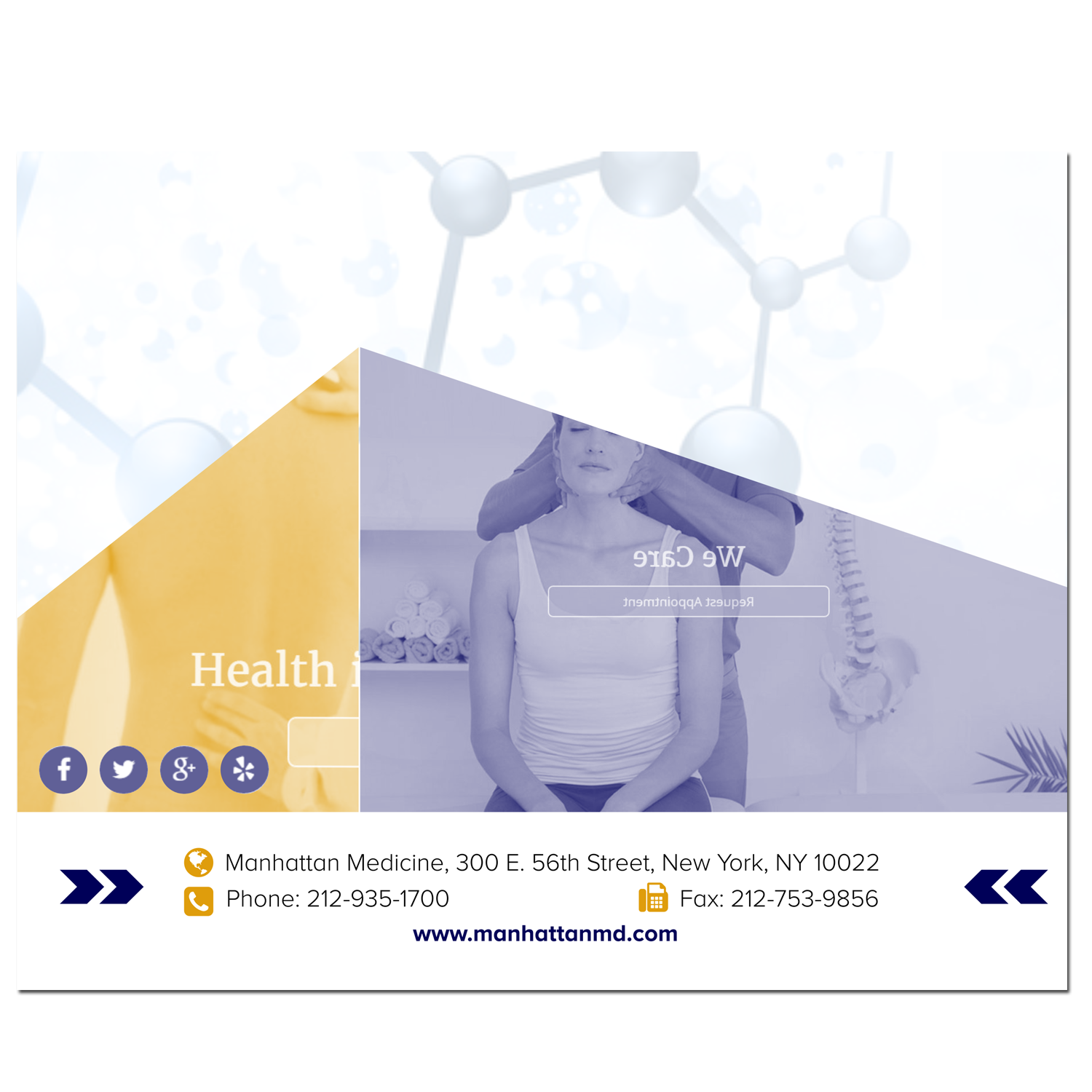 Broschüren-Design von elveneclipse für Manhattan Medicine | Design #11160516