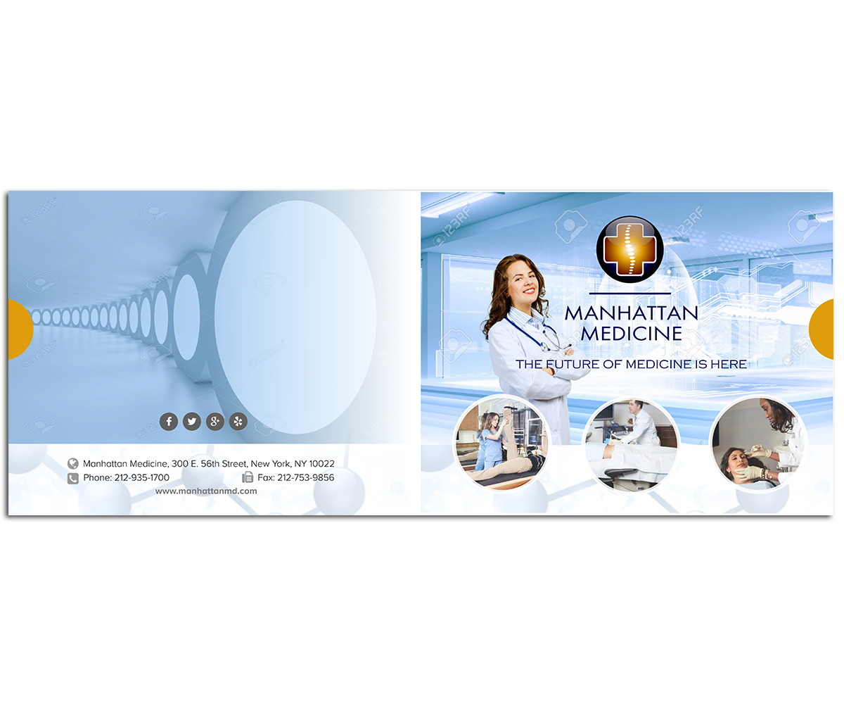 Brochure Design by elveneclipse for Manhattan Medicine | Design #11186676