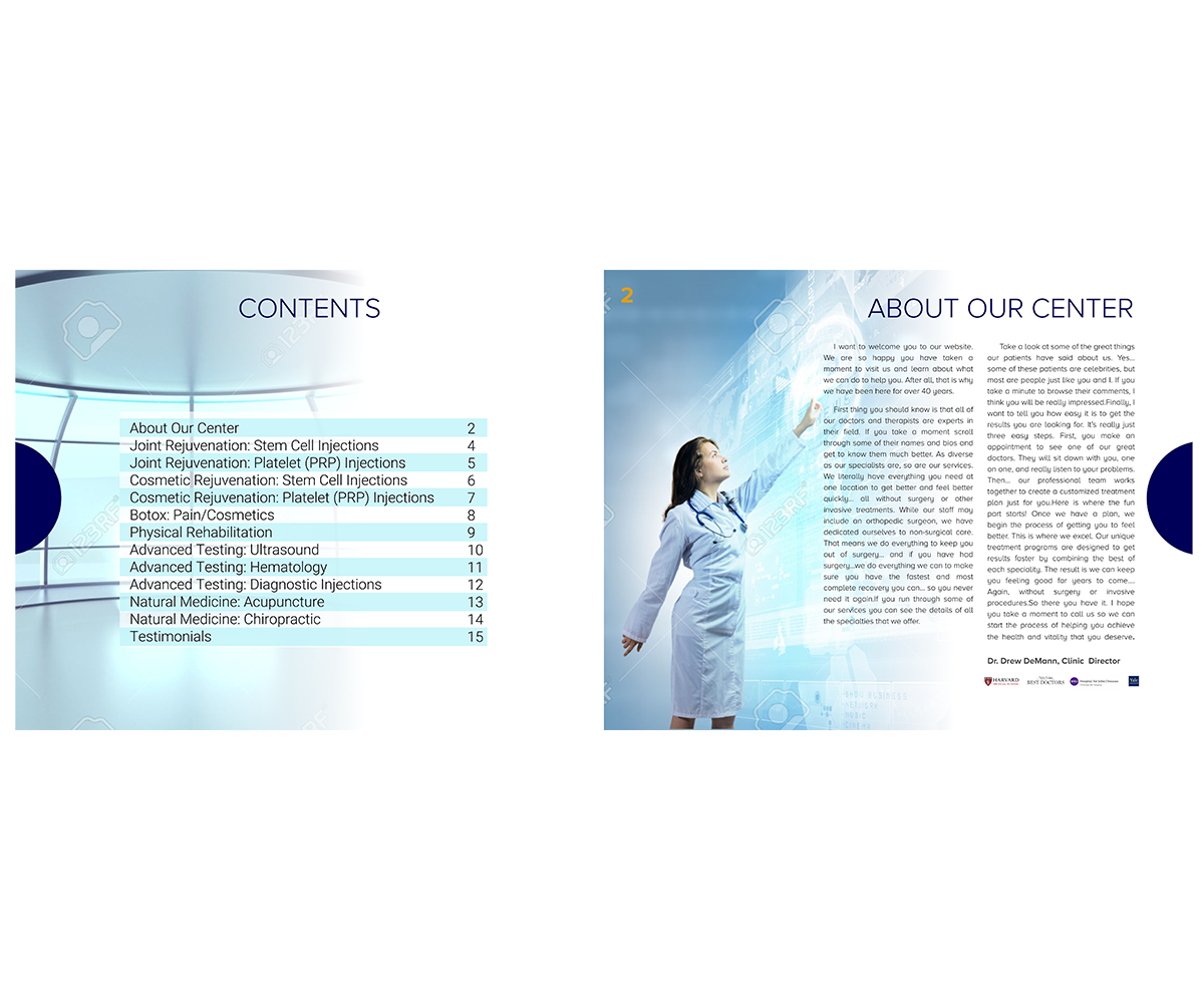 Brochure Design by elveneclipse for Manhattan Medicine | Design #11186694