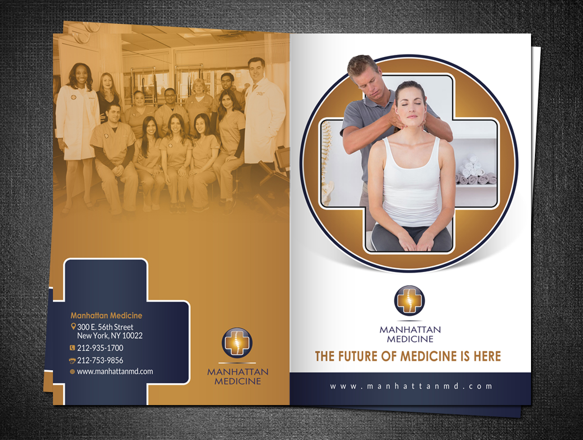 Brochure Design by creative.bugs for Manhattan Medicine | Design #10861466