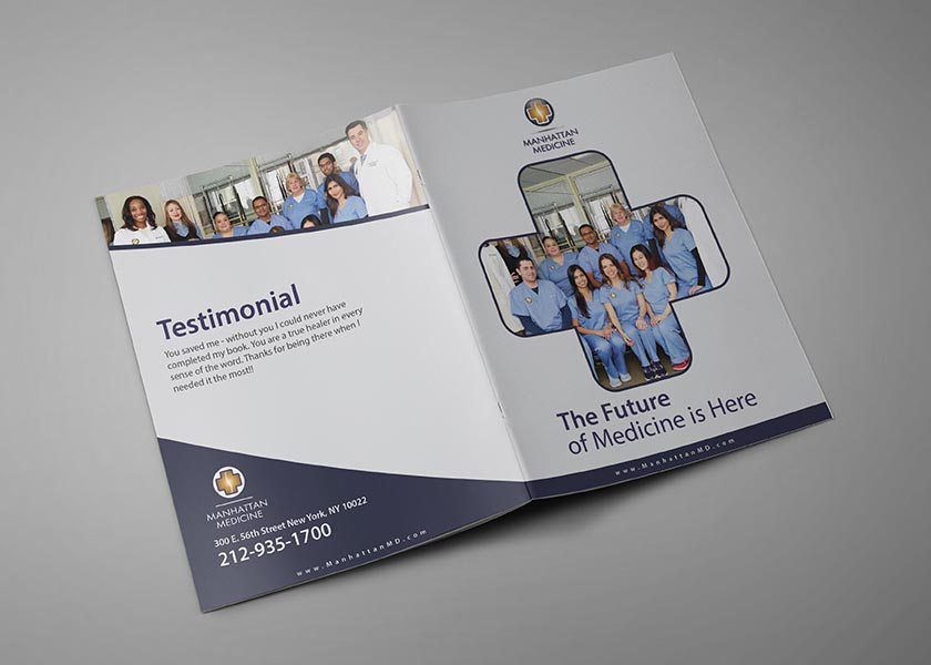 Brochure Design by CreativeKlub for Manhattan Medicine | Design #10879873