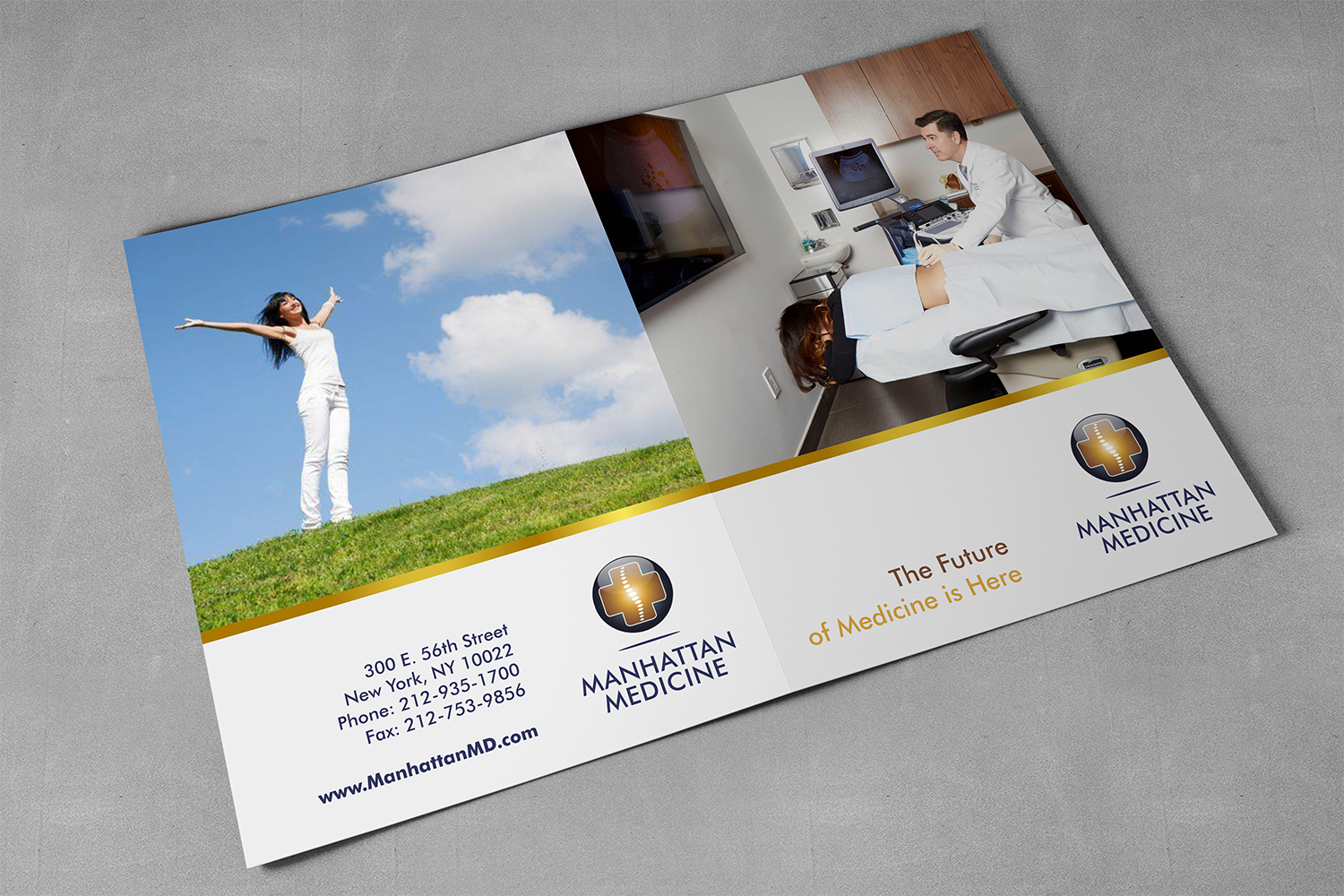 Brochure Design by barinix for Manhattan Medicine | Design #11190775