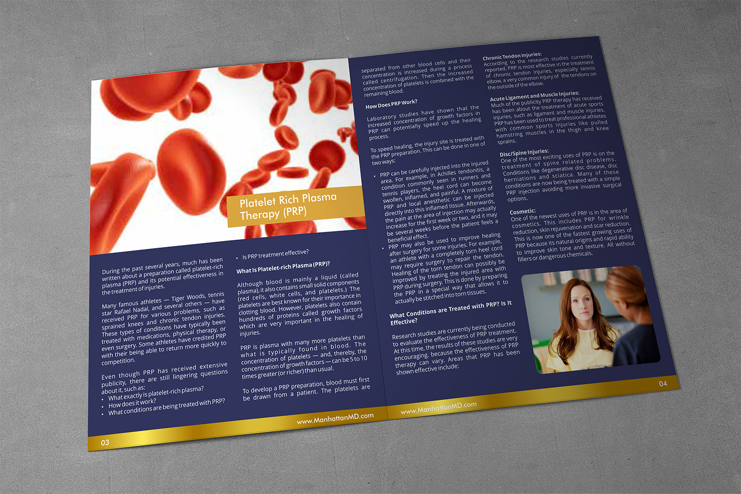 Brochure Design by barinix for Manhattan Medicine | Design #11190777