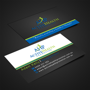 Diseño de Tarjeta de Presentación por Harshan para Active Health Promotion | Diseño: #2270762