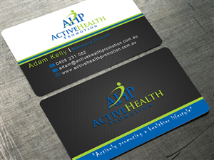 Diseño de Tarjeta de Presentación por Harshan para Active Health Promotion | Diseño: #2270969