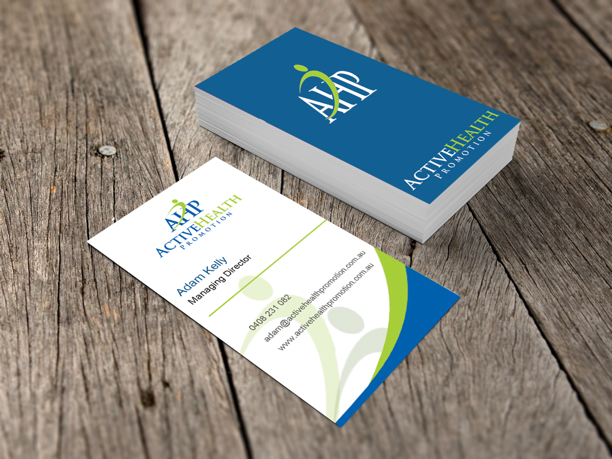 Diseño de Tarjeta de Presentación por Harshan para Active Health Promotion | Diseño #2271687