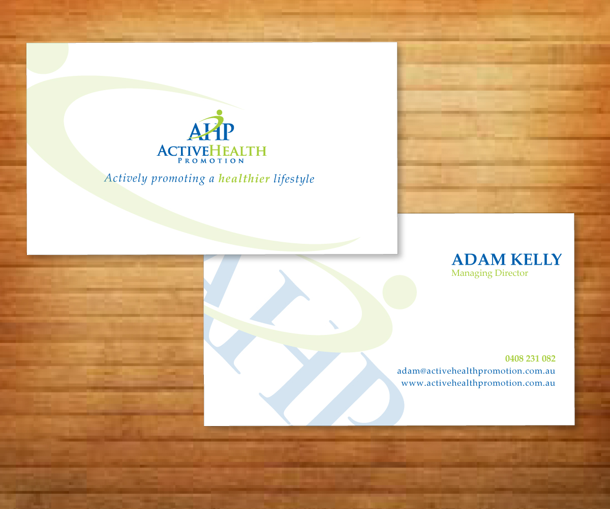 Business Card Design by Fadzli Razali for Active Health Promotion | Design #2272066