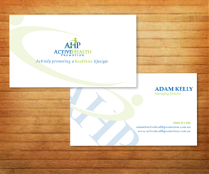Business Card Design by Fadzli Razali for Active Health Promotion | Design: #2272066