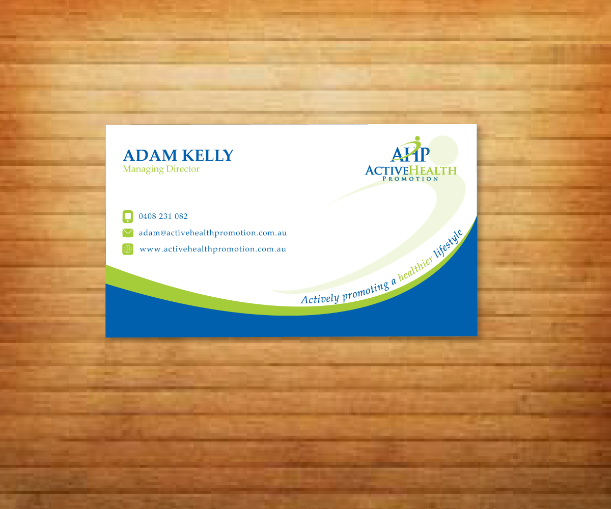 Design de Carte de Visite par Fadzli Razali pour Active Health Promotion | Design #2272072
